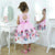 Girl’s dress Lol surprise pink birthday party + Hair Bow + Girl Petticoat Birthday Baby Girl - Dress
