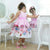 Girl’s dress Lol surprise pink birthday party + Hair Bow + Girl Petticoat Birthday Baby Girl - Dress