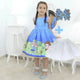 Girl's dress Luccas Neto and Gi theme + Hair Bow + Girl Petticoat, Clothes Birthday Party