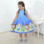 Girl’s dress Luccas Neto and Gi theme + Hair Bow + Girl Petticoat Clothes Birthday Party - Dress