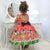 Girl's dress Maggy from Monica's Gang - Watermelon, birthday party-Moderna Meninas-Aurora,birthday party,Children's party dress,Costume dresses,dress,Maggy,Monica,Monica's Gang,party dress,party model,party thematic,Princess,tabelafesta,Watermelon