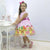 Girl’s Dress pink chess theme farm yokel Birthday Party + Hair Bow + Girl Petticoat Birthday Baby Girl - Dress