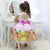 Girl’s Dress pink chess theme farm yokel Birthday Party + Hair Bow + Girl Petticoat Birthday Baby Girl - Dress