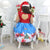 Girl’s Dress Santa Claus and Santa Hat with Red Glitter Christmas Holiday - Dress