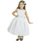 Girl's Dress Silver Lurex With Shine