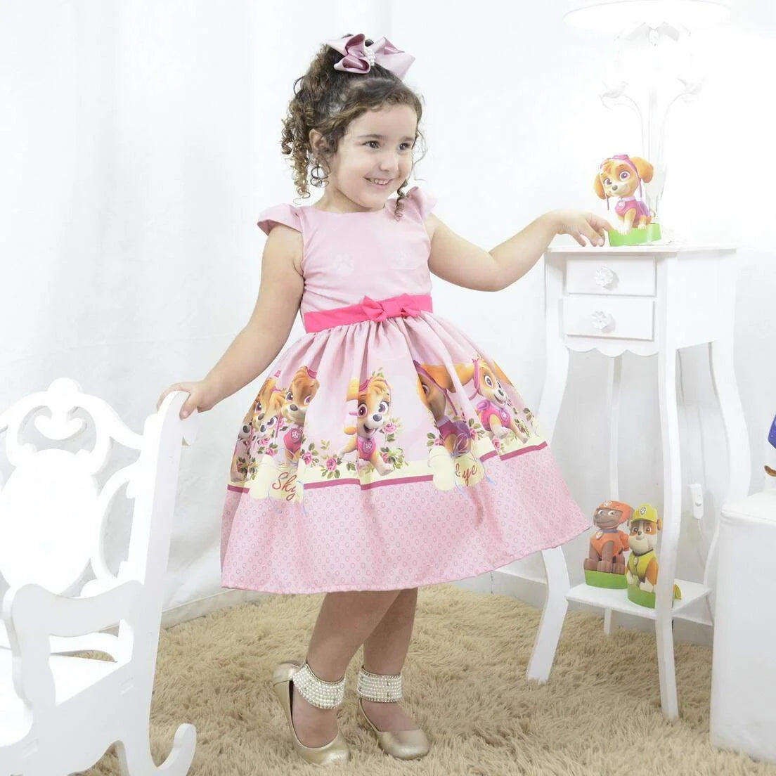 Girl's dress Skye PAW Patrol, birthday party 2T US numeric