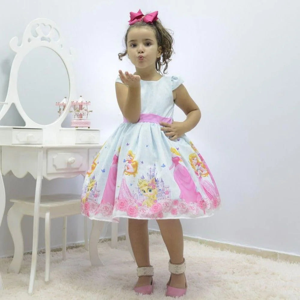 Girl's Dress Sleeping Beauty Princess Aurora, Birthday Party 3T US numeric