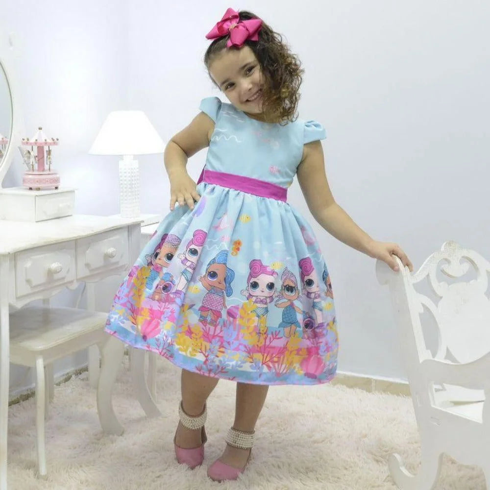 Girl's Dress Theme Lol Surprise Mermaid