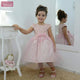 Girl's floral dress with tulle on the skirt, formal party