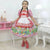 Girl’s June party farm quadrille dress farm party + Filo Skirt + Hair Bow - Dress