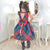 Girls’ Junina Party Dress In Green Checkered Tulle with bolero + 2 Hair Bow - Dress