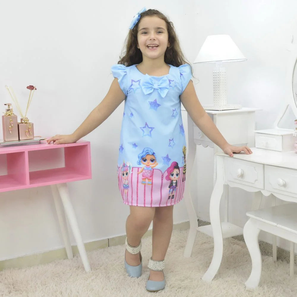 Girl's Lol Surprise Dolls dress, birthday party 10 US numeric Girl's Lol Surprise Dolls dress, birthday party 10 US numeric
