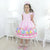 Girl's luxury dress Disney Princesses, birthday party-Moderna Meninas-birthday party,Children's party dress,Costume dresses,dress,Luxurious model,party dress,party thematic,pearl embroidery,pink,princess,tabelafesta