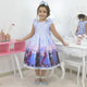 Girl's luxury dress Frozen 2 with Elsa and Anna, birthday party