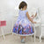 Girl’s luxury dress Frozen 2 with Elsa and Anna birthday party - Dress