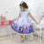 Girl’s luxury dress Frozen 2 with Elsa and Anna birthday party - Dress