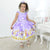 Girl’s luxury dress Rapunzel birthday party - Dress