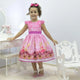 Vestido de niña rosa princesa Barbie, fiesta de cumpleaños