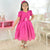 Girls Pink Laise Dress + Bolero - Dress