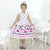 Girl’s Pink Minnie Mouse Dress + Hair Bow + Girl Petticoat Birthday Party - Dress