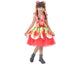Girl's Quadrilha June Party Dress in Red Tull