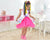 Girl’s Quadrilha Junina Party Dress in Pink Tulle - Dress