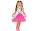 Girl's Quadrilha Junina Party Dress in Pink Tulle