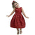 Girls' red burgundy party dress-Moderna Meninas