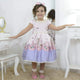 Girl's unicorn royalty dress with pearls embroidery, formal party