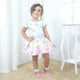 Girl's unicorns dress, hearts and shooting stars, children party