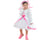Girl’s White and pink June Festival bride dress with veil + Bolero - Dress