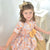 Gold Glitter Floral Tulle Children’s Dress: Christmas wedding and graduation - Dress