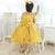 Golden Children’s Dress Tule Ilusion - Prom Wedding - Dress