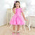 Gumb Pink Dress With Tule For Girls - 1 To 10 Years - Dress