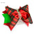 Holiday clothing Plaid dress kids Christmas for Girls with bolero + Hair Bow