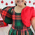 Holiday clothing Plaid dress kids Christmas for Girls with bolero + Hair Bow