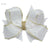 Kids White Dress with Gold Details + Hair Ribbon Tutu Skirt
