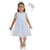 Kit Children’s White Tulle Poá Dress + Hair Bow