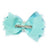 Turquoise Children's Tulle Poof Dress + Hair Bow