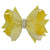 Yellow Children's Dress Tulle Poá Luxury + Hair Bow