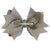 Beige Tulle Poá Luxury Dress For Children + Hair Bow