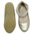 Leather girls shoes withp pearls application - Gold-Old Color-Moderna Meninas-Footwear,shoes,Toddler Girl Shoes