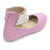 Leather girls shoes withp pearls application - pink color-Moderna Meninas-Footwear,Red,shoes,Toddler Girl Shoes