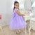 Lilac Sofia Tule Dress Over The Skirt + Hair Bow - Dress