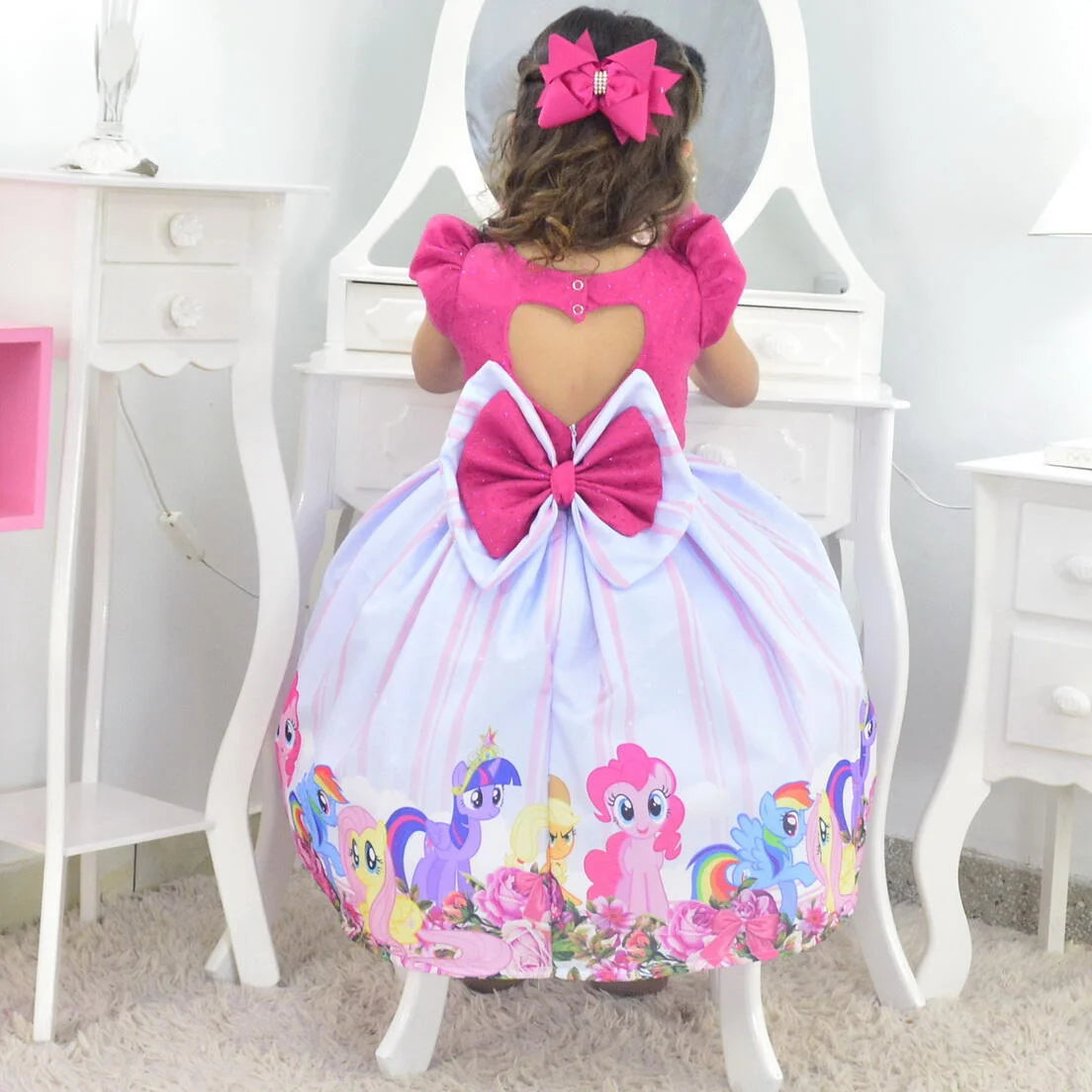 Birthday Dress Vestidos De Pony Summer Princess My Little Pony Dresses For Girls Halloween