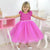Many Colors Pageant Baby Girls Dress Bridesmaid Special Occasions Holidays - Handmade - Pink / 6-12 months US numeric - Dress