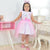 Marie Cat Dress with Pink Tulle + Hair Bow - Dress