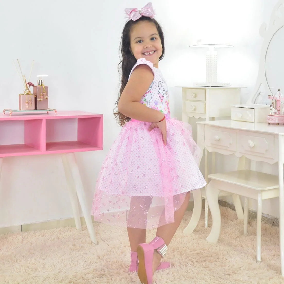 Marie Kitten Dress Childlike Design for Girls Sizes 6M to 10