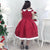 Mrs. Santa Claus Theme Girl Dress Christmas Holiday - Dress
