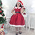 Mrs. Santa Claus Theme Girl Dress and Santa Hat - Dress